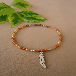 PULSERA CON DIJE PLUMA