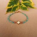 PULSERA EN PEDRERIA AZUL