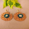ARETES HOJA  DE LOTO