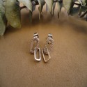 ARETES EN RODIO CUADRADOS