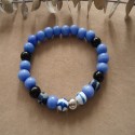PULSERA EN PIEDRA NATURAL OJO DE GATO