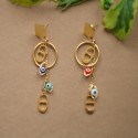 ARETES   OJOS TURCOS