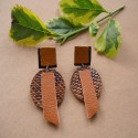 ARETES EN CUERO