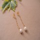 ARETES LARGOS PERLAS