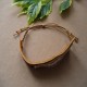 PULSERA EN CUERO Y CALCETA DE PLATANO