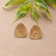 ARETES DORADOS FLOR