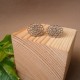 ARETES FLOR PLATEADA