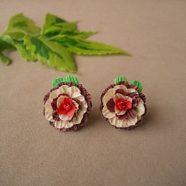 ARETES TOPOS EN AMERO